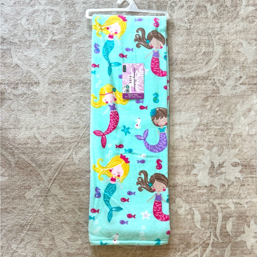 Tommy Bahama Mermaid Kids Beach Towel